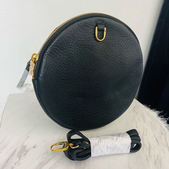 HOBO Array Crossbody Leather Bag, Concert, Stadium, Festival Approved, Black NWT - Picture 8 of 16